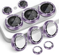 Camera Lens Protector for Samsung Galaxy S26 Ultra, Glitter Violet | Tempered Glass, Auto-align Tray, Easy Installation, Case Friendly, Anti-Scratch, HD Clear, Ultra Slim by Rayorcon