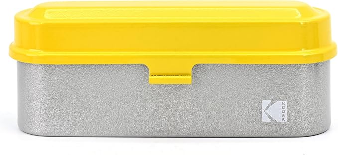 KODAK Film Case - for 5 Rolls of 35mm Films - Compact, Retro Steel Case to Sort and Safeguard Film Rolls (Blue) (Film is not Included) - Image 3