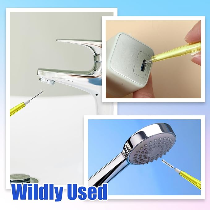 10 Pcs Phone Charge Port Cleaning Tool Kit Anti-Clogging Mini Brushes Cleaner Charging Port Cleaner Dual Side Multifunction Tools for Phone Camera Lens Speaker and Receiver - Image 4