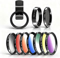 10 in 1 Phone Camera Lens Kit, 52mm Clip-on Glass CPL Polarizing Lens for iPhone with 10 x Macro Lens, 7 Color Lens Filters and CPL Filter by DRAMLOR