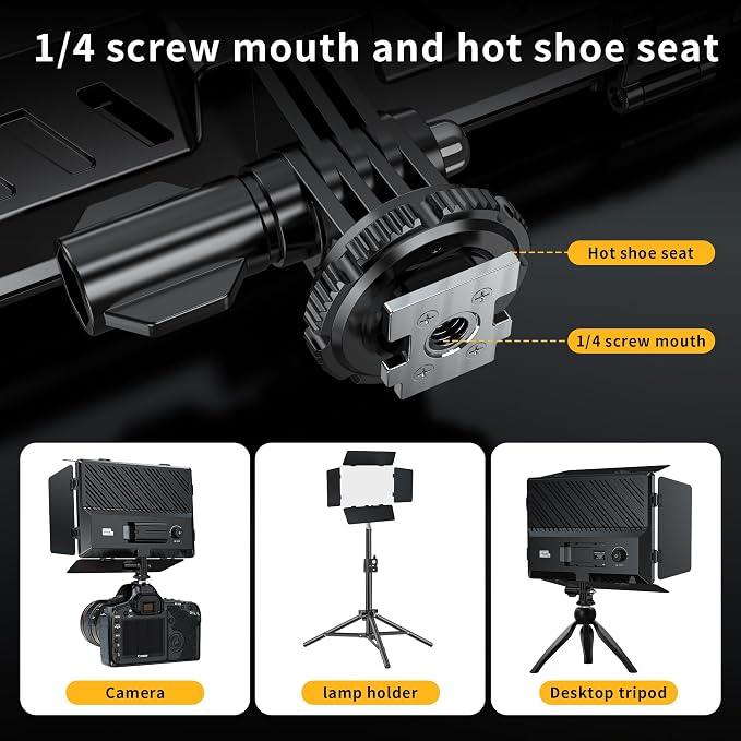 Pixel LED Video Light Panel Photography Camera Lighting 20W Bi-Color Dimmable 2500-6500K Led Studio Streaming Lights Photo Video Shooting (Battery Not Included) - Image 5