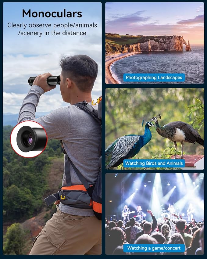 MIAO LAB 30X Telephoto Lens, High Power HD Telephoto Phone Lens with Adjustable Tripod and Universal Phone Clip, Phone Lens Attachment for iPhone & Android - Image 5