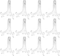 Super Z Outlet Plastic Easels 12 Pack Clear Easel Stands Easel Display Stand for Photo, Place Card, Collectibles, Light Items - Perfect for Wedding Cards, Party, Home, Party Decorations (8 Inches) by SuperZOutlet