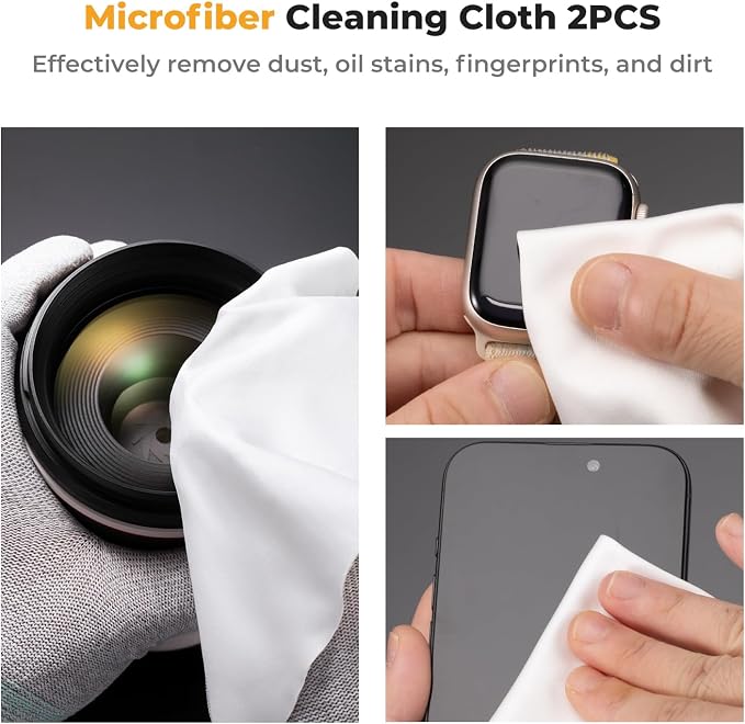 K&F CONCEPT 15-1 Lens Cleaning Kit for DSLR, Phone, Photography Enthusiasts | Strong Blower,Safe Cleaning Solution,Anti-Static Lint-Free Pen,Portable Microfiber Cleaning Cloth Multi Device Use,MK06 - Image 5