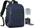 K&F CONCEPT Camera Backpack, DSLR/SLR/Mirrorless Photography Camera Bag | 14in Laptop Compartment & Rain Cover, 600D Fabric for Travel & Daily, Men & Women, Dual-Mode Detachable Dividers, Blue, B19 by KFCONCEPT