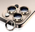 Camera Lens Protector for iPhone 16 Pro Max/16 Pro- Desert Titanium | 9H Tempered Glass, Metal Individual Camera Cover, Accessories, Anti-drop, Case Friendly, HD Clear, Anti-Scratch by WumigooProducts