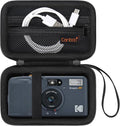 Canboc Carrying Case for KODAK EC35/ KODAK EKTAR H35 Film Camera, Black | For H35N/ KODAK Snapic A1 Camera, H35/ EC35 Film Camera Bag, Zipper Mesh Pocket fits Batteries, Cable, Case Only by Canboc
