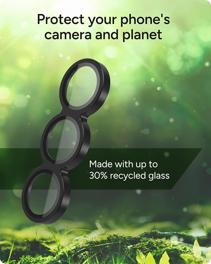 ZAGG Glass Elite Anti-Reflective Samsung Galaxy Z Fold7 Camera Lens Protector – Anti-Glare Technology, Maximum Impact & Scratch Resistance, InvisibleShield, Smudge-Free Surface, Recycled Materials - Image 7