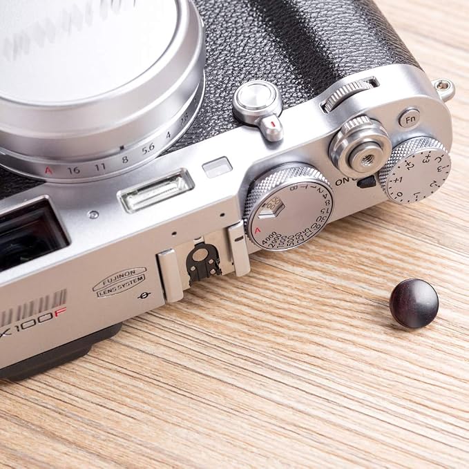 Wood Soft Shutter Release Button | Delicate Camera Shutter Button 12mm Convex Surface Purple Black 1 PCS (Wood Grain Random) - Image 7