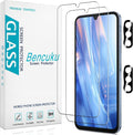2+2 Pack Screen Protector for Samsung Galaxy A17 Tempered Glass | with Camera Lens Protector, 9H Hardness, Anti Scratch, Bubble Free by Bencuku