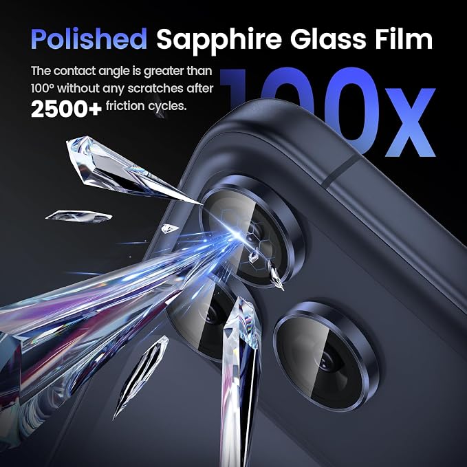 Tensea Camera Lens Protector Compatible for iPhone 17 Pro Max/17 Pro | Metal Aluminum Alloy Tempered Glass Cover Camera Screen Protector Accessories, Case Friendly - Image 6