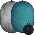 Kate Collapsible Backdrop Grey Pop Up Backdops Foldable Background 140 | Collapsible Backdorp 5'x6.5' Grey Pop Up Backdorps for Self-Tape Auditions, Professional Headshots Video Conferencing by KateBackdropforPhotography