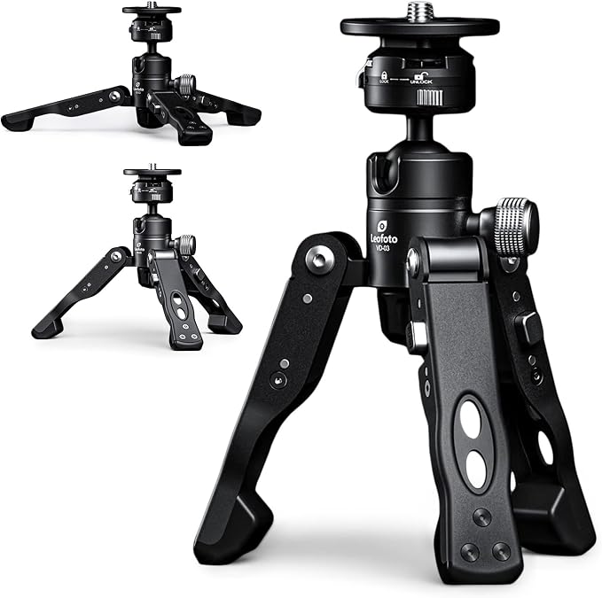 LEOFOTO Flip Lock Pro Video Camera Monopod with Tripod Stand MV-324C - Image 6