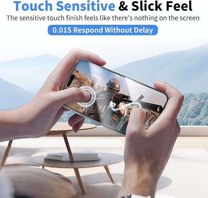Front Screen and Back Protector for iPhone 17 Air + Camera Lens Protector | (2+2+2+1) 9H Hardness, Easy to Install with Alignment Tool, Anti-Fingerprint - Image 7