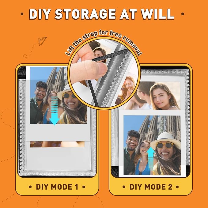 Pocket Photo Album for Polaroid Go Instant Mini Camera & Polaroid Go Film | Portable Travel Protective Case, Stores Up to 40 Photos, Compact Pocket Design - Image 4