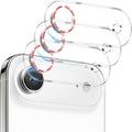 Dengduoduo 3 Pack Camera Lens Protector for iPhone Air, Tempered Glass, Ultra HD, 9H Hardness, Anti-Scratch, Case Friendly [No Affect on Night Shots], Glitter Red by Dengduoduo