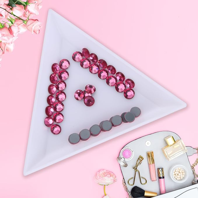 Jollin Hotfix Rhinestones Flatback Crystal Gems 7.2mm SS34, Rose | 288pcs Hot Fix Crystals Glass Rhinestones for Bedazzling, Crafting, Clothes, Shoes & Accessories DIY Decoration - Image 3