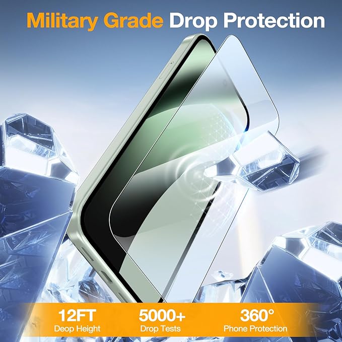 [2+2 for Google Pixel 10A Screen Protector & Camera Lens Protector | HD Clear, 9H Tempered Glass, Fingerprint Unlock, Anti-Scratch, Full Coverage, Case Friendly, Bubble Free, Easy Install - Image 4