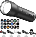 SmallRig RF 05B Portable LED Photography Flashlight, Zoomable Video Light | 1900K-8000K, 5W-8W 2600mAh, Gobos Film Slides Filters Barn Door Spotlight Snoot Diffuser for Content Creators, IP65 - 6137 by SmallRig