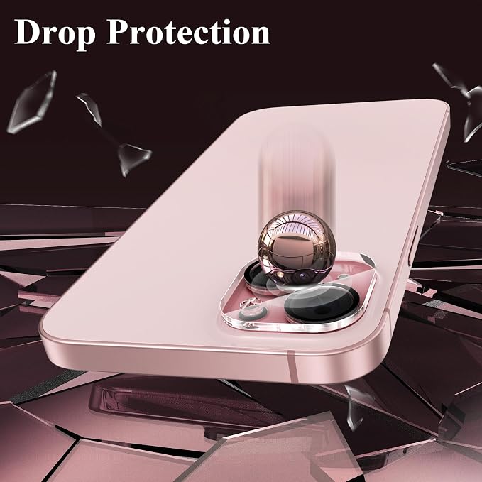 YWXTW [5 Pack Designed for iPhone 15 Camera Lens Protector, for iPhone 15 Plus Camera Lens Protector, Night Shooting Mode, Anti Scratch HD Clear 9H Hardness Tempered Glass - Image 3