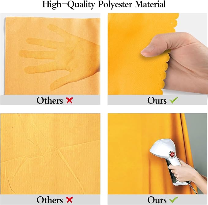 Yellow Photography Backdrop for Photoshoot, Fabric 10x20ft | Polyester Studio Photo Backgrounds, Non Reflective, Easy to Hang, for Portrait Shoot, Product, Party Decor, Video Creation - Image 6
