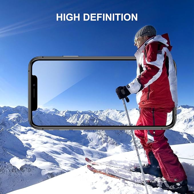 SIBEITU 3+3 Pack Screen Protector + Camera Lens Protector for iPhone 12 | 6.1 Inch HD 9H Hardness Tempered Glass Film, Scratch Resistant, Sensor Protection, Case Friendly, High Response, Bubble Free - Image 4