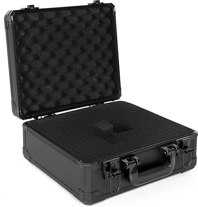 Protective Hard Case Shockproof Water-resistant with Customized DIY Foam Insert fit for Camera, Laptops, etc,13.5 X 11.6 X 6-Inch - Image 4