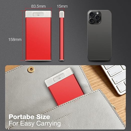 HEIYING Switch Game Case with 40 Precise Slots for Switch 2 / Micro SD Card | Portable Game Card Case, Metal Shell with Soft Silicone Lining, Precise Slots, Magnetic Closure for Easy Storage & Access - Image 6