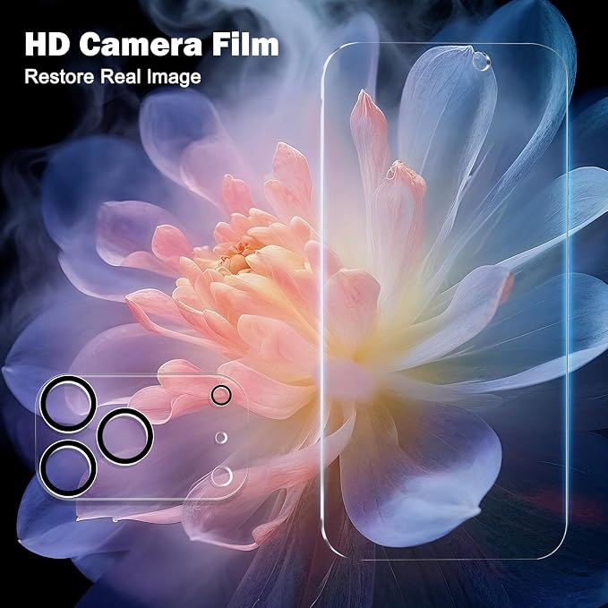 PEHAEL for iPhone 17 Pro Max Privacy Screen Protector+Camera Lens Protector | 3+3 Pack, Installation Frame, Cleaning kits, Anti-Spy Private, Anti-Scratch, 9H Tempered Glass, Case Friendly, [6.9 inch] - Image 5