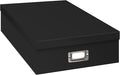 Pioneer Jumbo Scrapbook Storage Box, Black, 14.75 Inch x 13 Inch x 3.75 Inch (Pack of 6) by PioneerPhotoAlbums