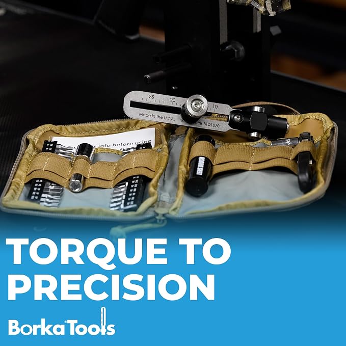 Torque Driver Kit – Precision Edition: Adjustable Torque Wrench Set with S2 Steel Bits, Ratchet Handle, Adapters & Cordura Pouch – Precision Assembly & Equipment Maintenance Tool - Image 7