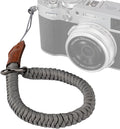SMALLRIG Camera Wrist Strap, Universal Braided Camera Hand Strap | Adjustable Safety Strap Compatible for DSLR or Mirrorless Camera(Gray) by SmallRig