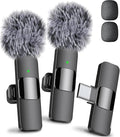 Mini Mic Pro (Latest Model – #1 Microphone for iPhone & Android, Wireless Mini Microphone, Clear Voice, Noise Cancelling, Lavalier Mic for TikTok, YouTube & Interviews (iPhone 15+) by MiniMicPro
