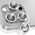 2 Set Camera Lens Protector for iphone 16 Pro Max/16 Pro,Ultra HD 9H Tempered Glass Camera Protector,Anti Scratch Women Girls Shiny Camera Cover for iphone 16 ProMax/16 Pro,Glitter Silver by Unknown