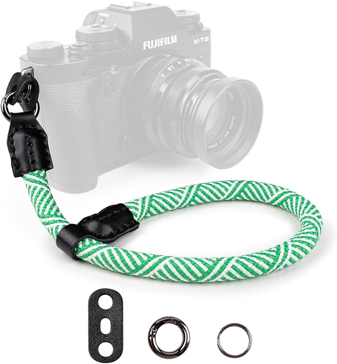 VOVMOEYA Rope Camera Wrist Strap,Camera Hand Strap Compatible with A6400 A6000 A7 IV,for Fujifilm X100V for Nikon Zf Z30 for Canon EOS R6 R7 R8 R10 Camera Wrist Straps for dslr by VOVMOEYA