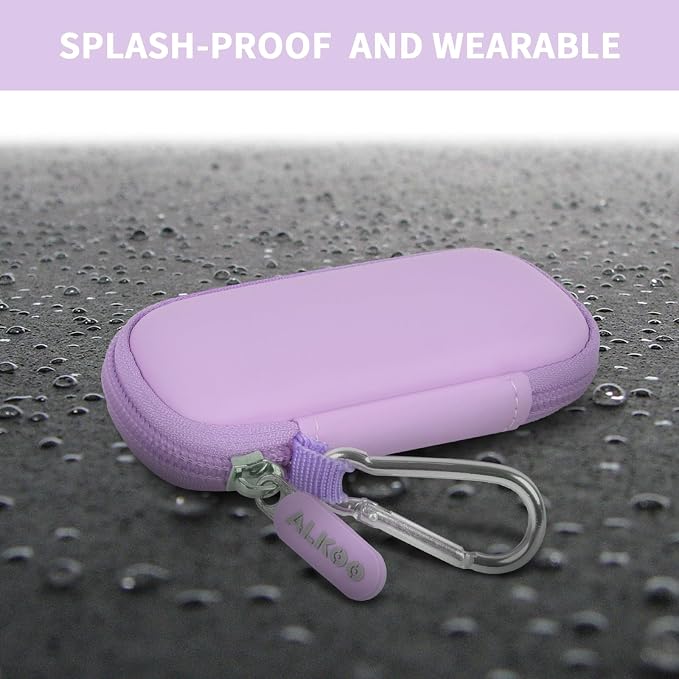 USB Flash Drive Case, SD Card/Thumb Drive/Memory Cards Holder, Bag Only | SDXC/SDHC Storage, Electronic Accessories Organizer for SanDisk / for Samsung, for Students/IT/Office/School/Travel, L-Purple - Image 6