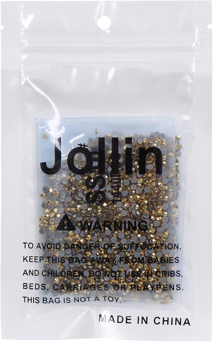 Jollin Hotfix Rhinestones Flatback Crystal 2.8mm SS10, Metallic Sunshine | 2880pcs Hot Fix Crystals Glass Rhinestones for Bedazzling, Crafting, Clothes, Shoes & Accessories DIY Decoration - Image 7