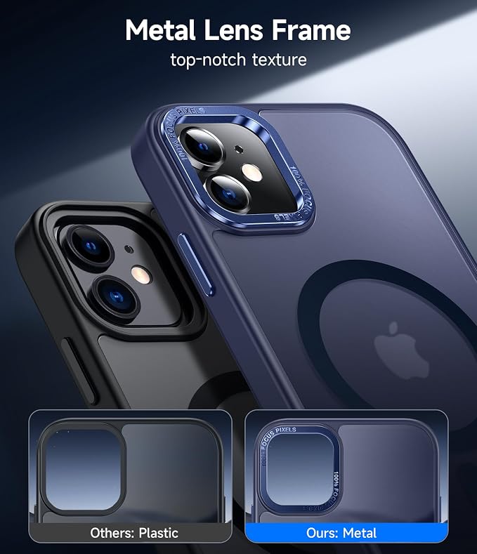 LeYi for iPhone-11 Phone Case Blue Compatible with MagSafe Magnetic[ Screen Protector X2 + Camera Cover X2] Funda para ipone 11case Military Grade Protective Cover Cases for i Phone 11 iphone11,Blue - Image 7