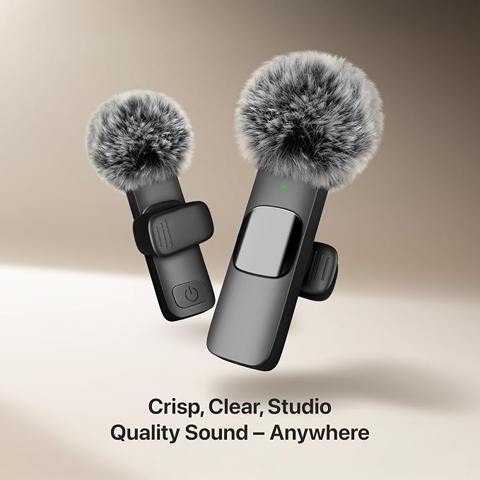 Mini Mic Pro (Latest Model – #1 Microphone for iPhone & Android, Wireless Mini Microphone, Clear Voice, Noise Cancelling, Lavalier Mic for TikTok, YouTube & Interviews (iPhone 14 & Below) - Image 3