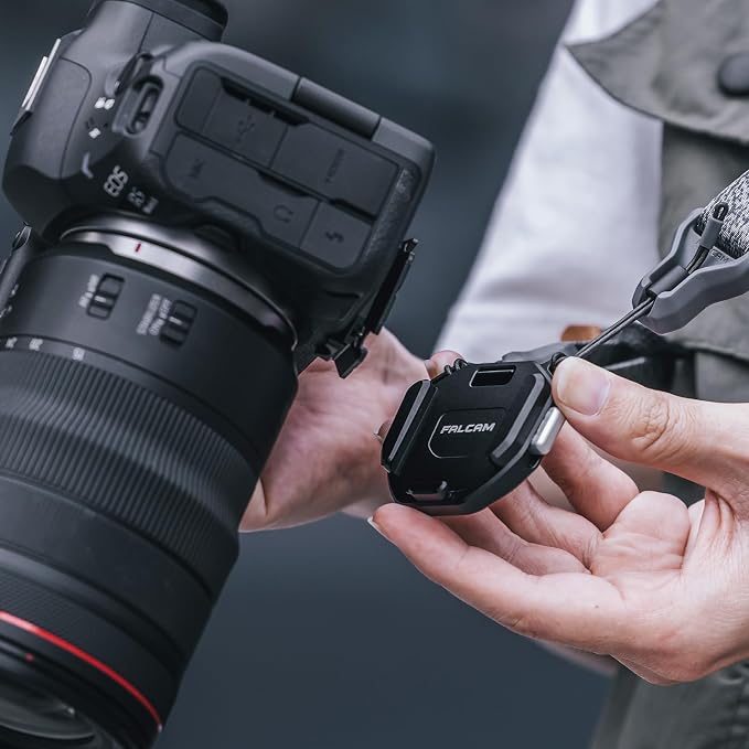 FALCAM F38 Camera Strap Quick Release Kit | Camera Holder for Neck/Shoulder Strap, Plate and Base - Image 7