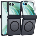 FNTCASE for Motorola Razr Ultra 2026/2025 Case, Fit for Magsafe, Black | Hinge Protection, Screen Protector, Magnetic Back,, 18FT Military Grade Drop Proof, Protective Phone Cover by FNTCASE