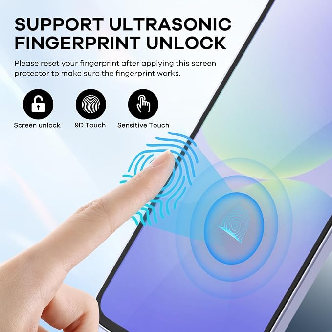 4+4 for Samsung Galaxy A36 5G Screen Protector Camera Lens Protector | 9H Tempered Glass Cell Phone Protector - Image 7