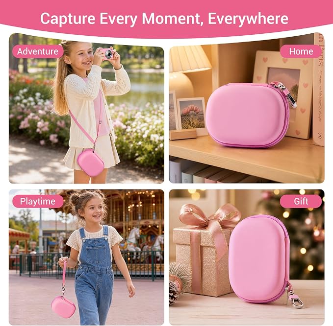 CoBak Carrying & Protective Case for Digital Camera,CAMKORY/Lecran/Duluvulu | for KODAK FZ55,FZ245,PIXPRO C1,WPZ2/Canon PowerShot ELPH 360/Sony DSCW800,DSCW830/Krlun/Lecnippy/Nsoela/VAHOIALD FHD 1080P - Image 6