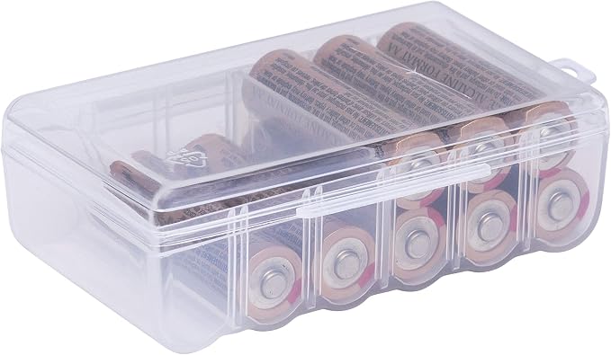 Dial Industries Battery Storage Organizer Case, Holds 12 AAA | Keeps loose batteries sorted and easy to find, Compact size fits drawers or closets, Great for home or office use - Image 4
