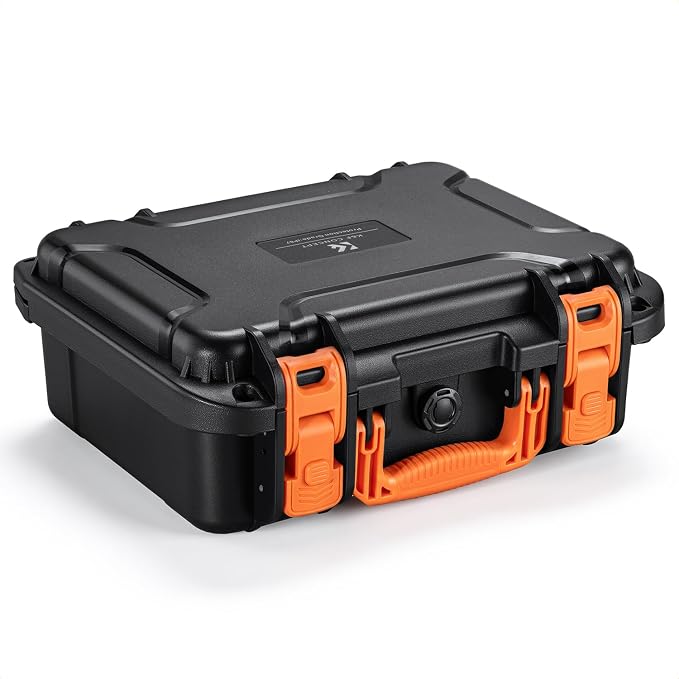 K&F CONCEPT Waterproof Hard Case, IP67 Protective Case with Pre-Scored Foam | Pick & Pluck Foam, Waterproof, Dustproof, Shockproof, HardShell Case for Camera & DJI Drone & Equipment Storage, BC01 - Image 4