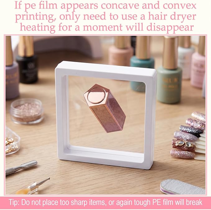 meekoo 30 Pcs Press on Nail Packaging Box with 90 Pcs Adhesive Double Sided Tape Artificial Nail Display Case Storage Container Box Acrylic Packaging Organizer for Home Salon Art (Black, White, Pink) - Image 4