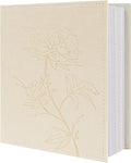 Vienrose 4x6 Photo Album Holds 400 Photos Vegan Leather Beige | Vertical pockets, Beige, Large capacity, Family Wedding Baby Travel by Vienrose