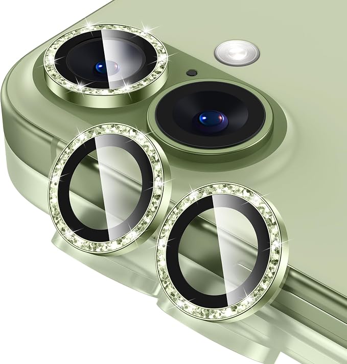 Tensea for iPhone 17 Camera Lens Protector Bling, Camera Screen Cover | Camera Screen Protector, Metal Individual Ring with 9H Tempered Glass for iPhone17, HD Clear, Easy Install, Full Protection by Tensea