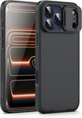 Nillkin for iPhone 17 Pro Max Case with Slide Camera Cover | Full Camera Protection | Thin Slim Fit | Shockproof Protective | Protector Privacy, Phone Case for iPhone 17 Pro Max, Black by Nillkin