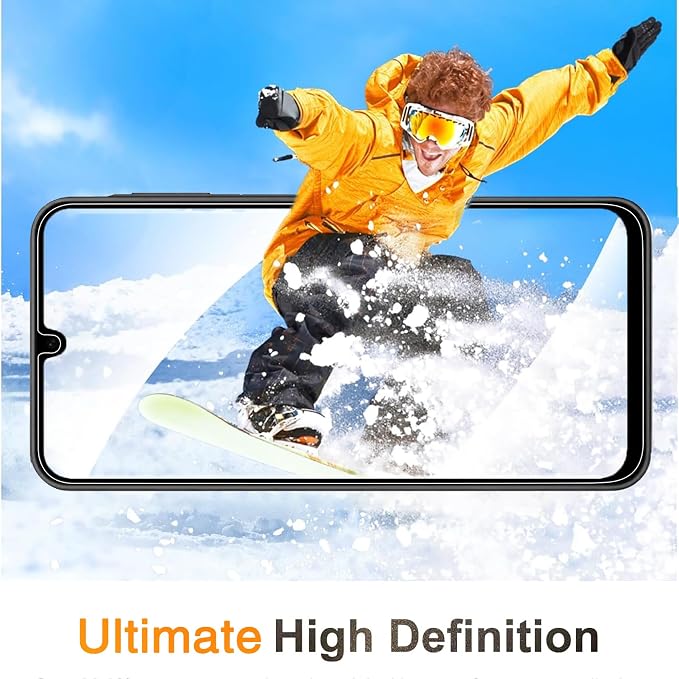 Wiaocit Tempered Glass Screen Protector for Samsung Galaxy A17 5G | 3+3 Pack, 9H Hardness, Camera Lens Protector, Installation Frame, Bubble Free, Case Friendly - Image 7